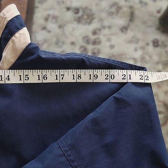 Vtg Cutter & Buck soft shell navy zip up golf windbreaker jacket - Picture 9 of 13